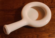 Urinal ancien "Opaque de Sarreguemines" en "faïence fine dure" (opaque)