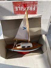 GUNTHER /JOUET ANCIEN / BATEAU / BATEAU DE BASSIN GIGI / VOILIER / CANOT