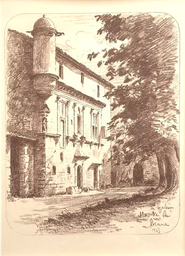 Lithographie drevet v - lithographie, j.