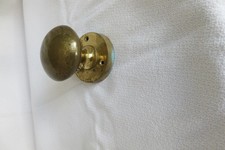 ancienne poignée de porte ronde laiton