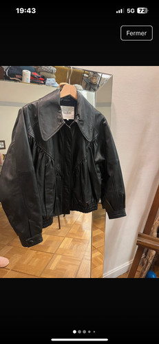 Magnifique blouson cuir - , femme