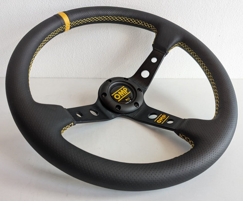Volant sport plat profond cuir - volant,