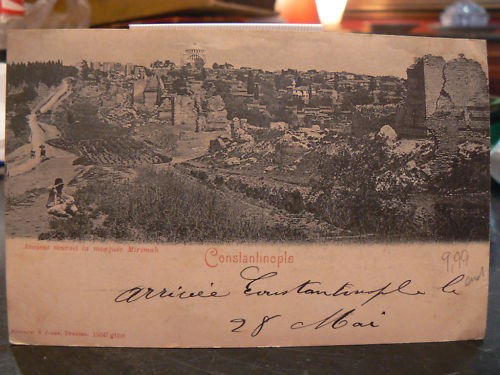 Old postcard turkey