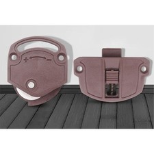 Roulettes de porte coulissante avec guides en nylon pour placards 48 paires