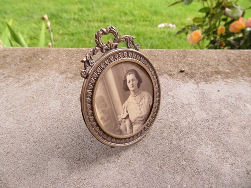 Ancien cadre photo - photo, métal