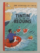 PARODIE TINTIN ET LE LAC AUX REQUINS N&B GREG BOB DE MOOR COUVERTURE RODIER