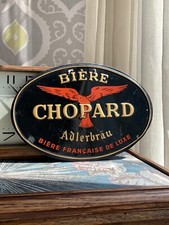 Ancienne plaque métal décor