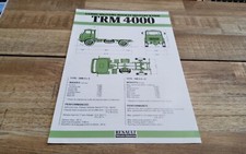 Catalogue brochure Prospectus trm 4000 saviem 1985