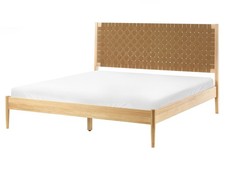 Lit Double Minimaliste en Bois