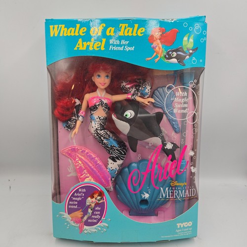 Tyco little mermaid whale a - whale, of