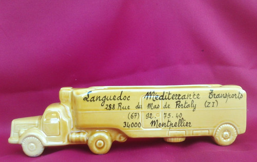 Cendrier publicitaire ancien - cendrier,