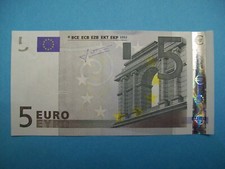 BILLETS PRESQUE NEUF 5 EURO