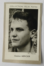 1952 GASTON MERCIER Rameur aviron  Felix Potin French card Carte Sports photo