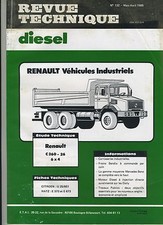 (1B)REVUE TECHNIQUE DIESEL RENAULT C260-26 6x4 /CITROEN U25/651/HATZ E573 E673