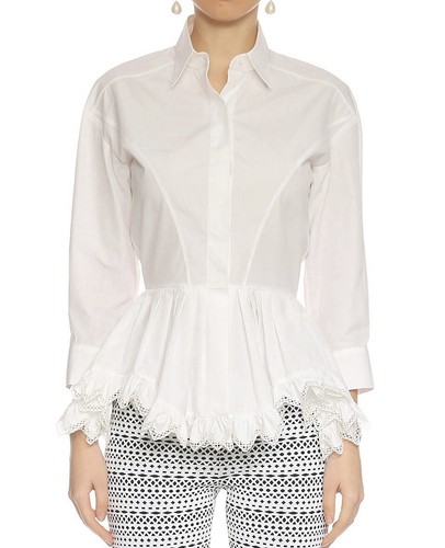 Alaia shirt white cotton - shirt,