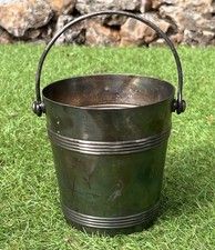 Superbe seau à glace ancien en métal argenté signé Gallia - Christofle