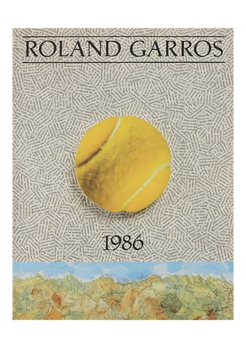 Affiche poster tennis roland - affiche,