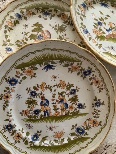 Lot assiettes décor - lot, 3