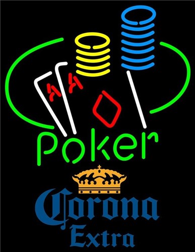 Vivid led poker ace - poker, coin