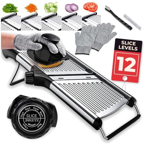 Adjustable mandoline slicer - adjustable,