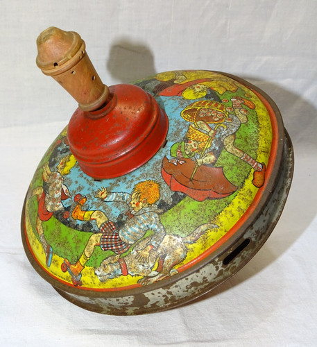 Ancienne toupie jouet ancien - jouet,
