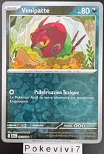Carte Pokemon VENIPATTE 054/086 REVERSE EV10.5 Foudre Noire BLK FR NEUF