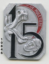 Insigne  train , 15  Cie