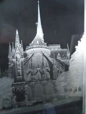 Plaque verre gélatino-Bromure d'argent Société Lumière Notre Dame de Paris 1900