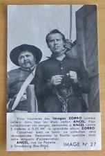 1959   ZORRO  #  27   WALT  DISNEY  ALBUM  ZORRO  ANCEL  IMAGE ORIGINALE