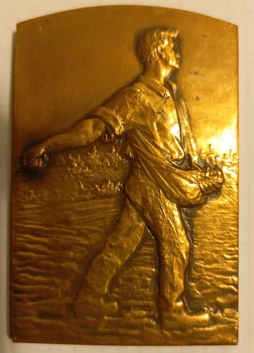 Médaille plaque semence - plaque,