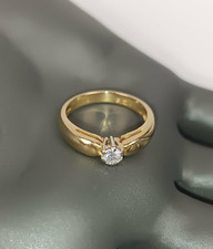 T 54 Bague solitaire diamant