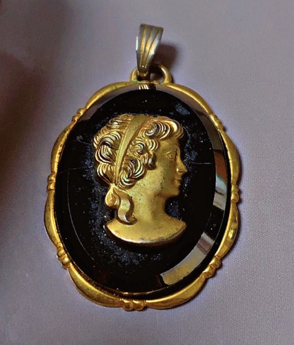 Pendentif ancien camée - ancien,