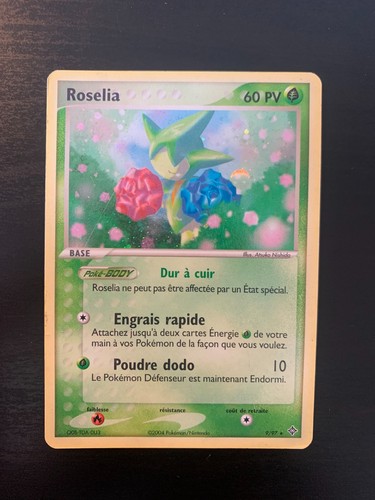 Carte pokémon roselia 9 - carte,