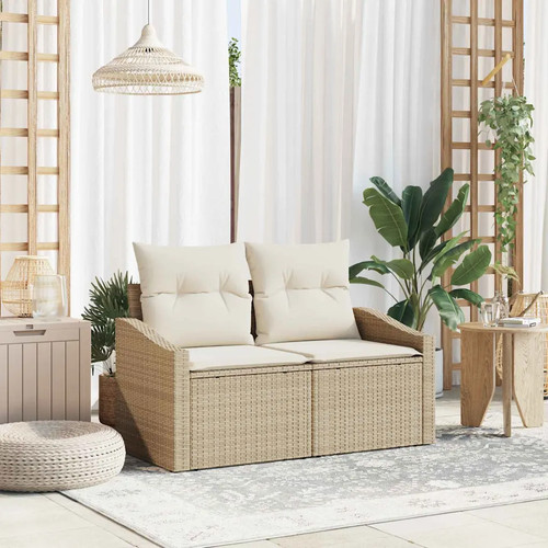 Canapé jardin avec coussin - avec,