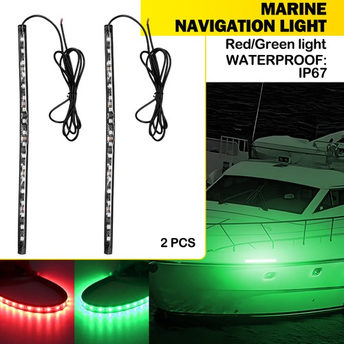 Pair red green led - pair, bass