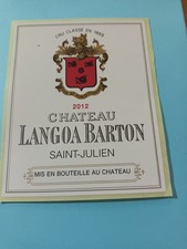SAINT JULIEN ETIQUETTE CHATEAU