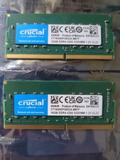 Kit RAM DDR4 32GB (2X16GB) Crucial,  pour PC Portable (SODIMM) 3200Mhz