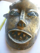 MASQUE en bronze art africain