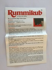 Notice de jeu pièce