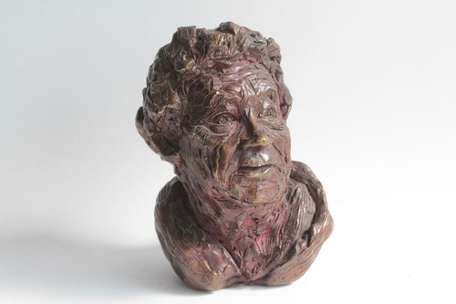Bronze cire perdue buste - bronze,