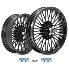 18x3,5 16x5,5 Fat Spoke Roues Jantes Pour Harley Softail Deluxe Heritage FLSTC