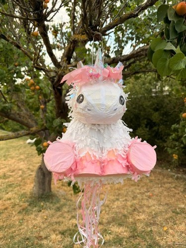 Pinata bébé licorne - , blanche