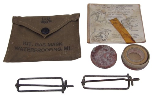 Kit gas mask - mask, waterproofing