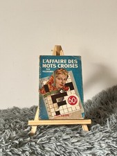 L'AFFAIRE DES MOTS CROISES / VILLEBRUMIER / HACHETTE / 1947