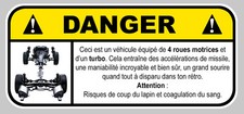 DANGER TURBO 4WD JAPON JAPAN