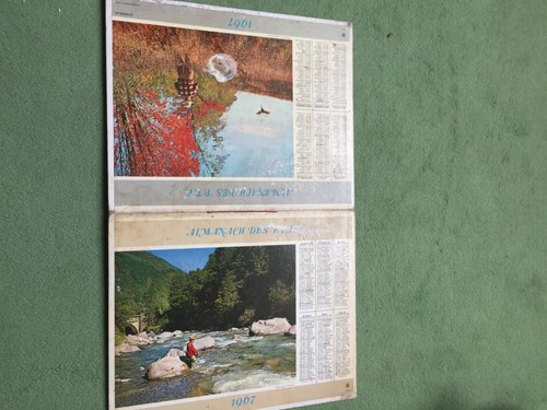 Calendrier almanach ptt 1967 - calendrier,