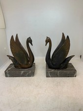 ANCIENNE PAIRE DE SERRE LIVRE DECOR SIGNE