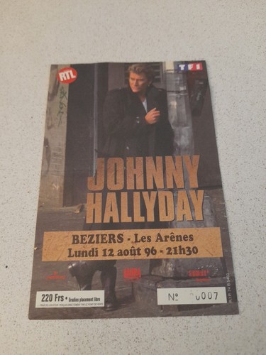 Ticket billet place concert - de,