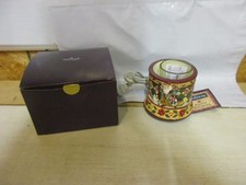 Hallmark Gold Crown Votive candle warmer Santa clause NIB wax heater decorative 