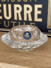 Joli Bougeoir en cristal ROYAL COPENHAGEN - Pour bougie Chauffe Plat